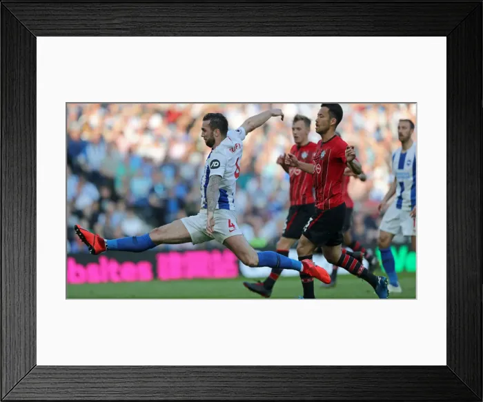 Framed Print : Brighton and Hove Albion vs. Southampton: Premier League Showdown at American Express Community Stadium (30MAR19)