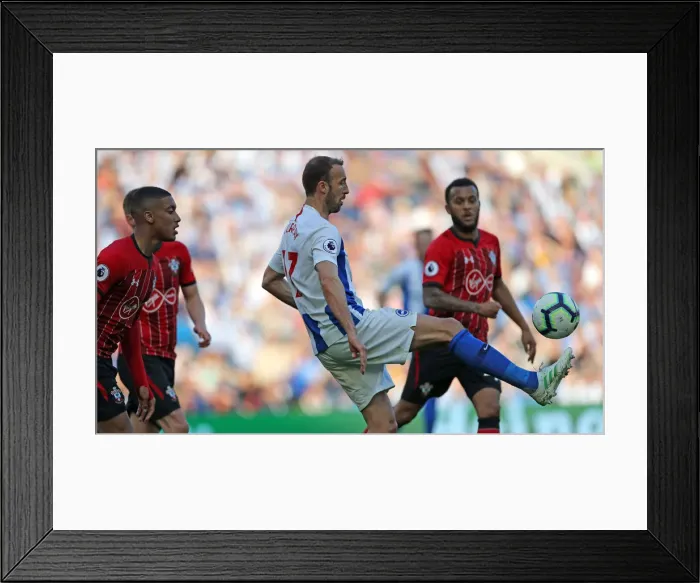 Framed Print : Brighton and Hove Albion vs. Southampton: Premier League Showdown at American Express Community Stadium (30MAR19) Framed Print : Brighton and Hove Albion vs. Southampton: Premier League Showdown at American Express Community Stadium (30MAR19)