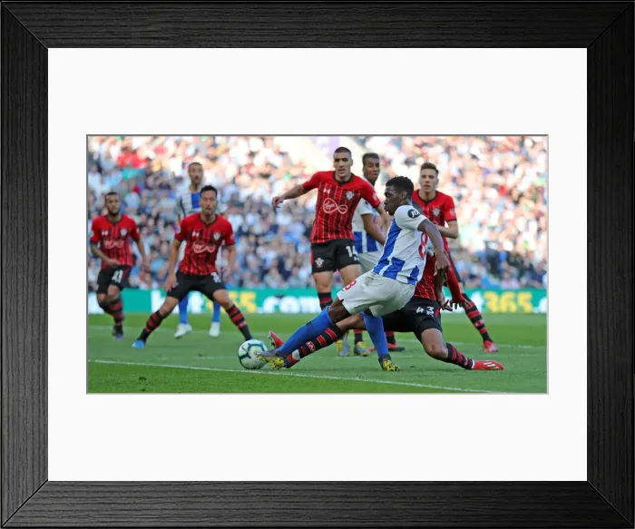 Framed Print : Brighton and Hove Albion vs. Southampton: Premier League Showdown at American Express Community Stadium (30MAR19) Framed Print : Brighton and Hove Albion vs. Southampton: Premier League Showdown at American Express Community Stadium (30MAR19)