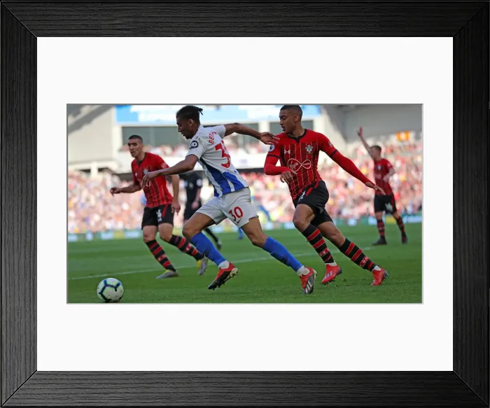 Framed Print : Brighton and Hove Albion vs. Southampton: Premier League Showdown at American Express Community Stadium (30MAR19) Framed Print : Brighton and Hove Albion vs. Southampton: Premier League Showdown at American Express Community Stadium (30MAR19)