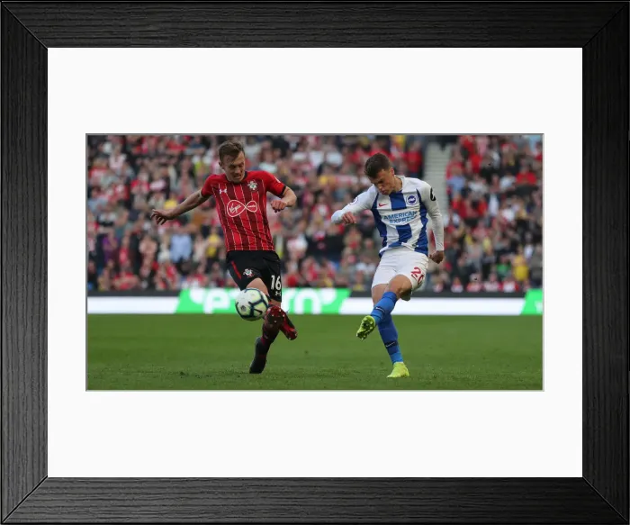 Framed Print : Brighton and Hove Albion vs. Southampton: Premier League Showdown at American Express Community Stadium (30MAR19) Framed Print : Brighton and Hove Albion vs. Southampton: Premier League Showdown at American Express Community Stadium (30MAR19)