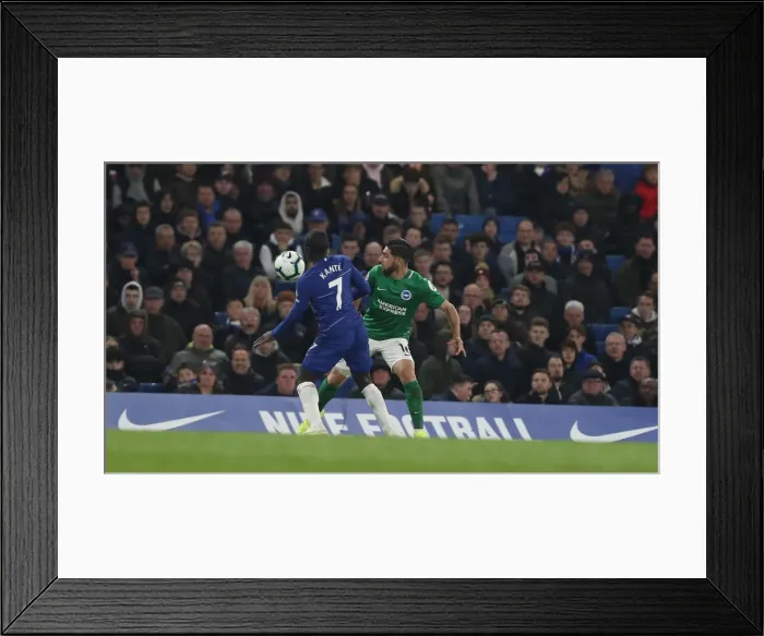 Framed Print : Premier League Showdown: Chelsea vs. Brighton and Hove Albion at Stamford Bridge (03APR19) Framed Print : Premier League Showdown: Chelsea vs. Brighton and Hove Albion at Stamford Bridge (03APR19)