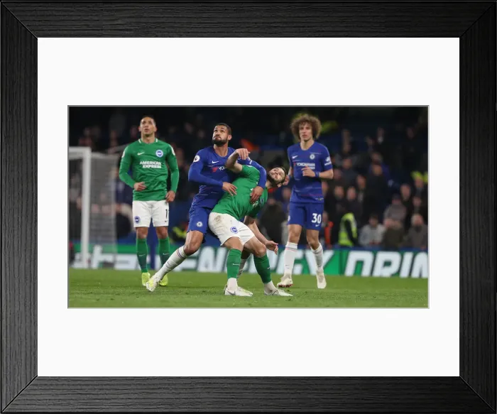 Framed Print : Premier League Showdown: Chelsea vs. Brighton and Hove Albion at Stamford Bridge (03APR19) Framed Print : Premier League Showdown: Chelsea vs. Brighton and Hove Albion at Stamford Bridge (03APR19)