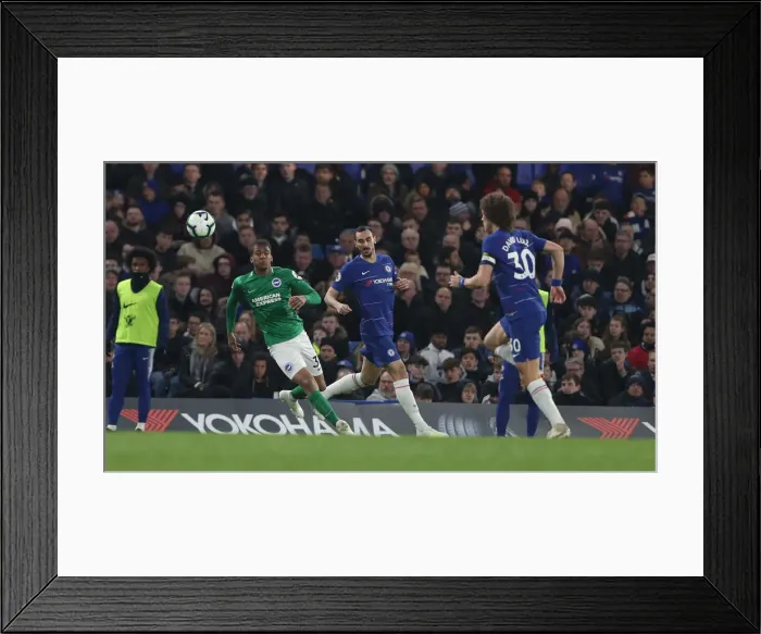 Framed Print : Premier League Showdown: Chelsea vs. Brighton and Hove Albion at Stamford Bridge (03APR19) Framed Print : Premier League Showdown: Chelsea vs. Brighton and Hove Albion at Stamford Bridge (03APR19)