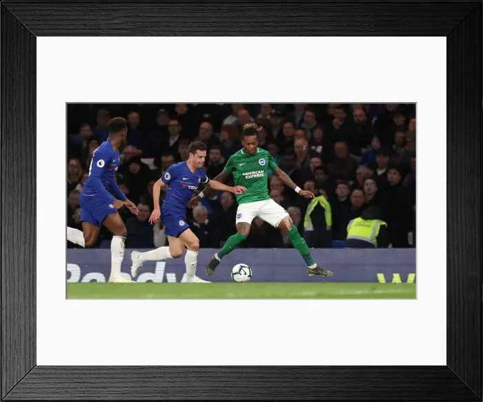 Framed Print : Premier League Showdown: Chelsea vs. Brighton & Hove Albion at Stamford Bridge (03APR19) Framed Print : Premier League Showdown: Chelsea vs. Brighton & Hove Albion at Stamford Bridge (03APR19)