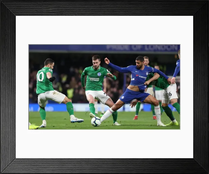 Framed Print : Premier League Showdown: Chelsea vs. Brighton and Hove Albion at Stamford Bridge (03APR19) Framed Print : Premier League Showdown: Chelsea vs. Brighton and Hove Albion at Stamford Bridge (03APR19)