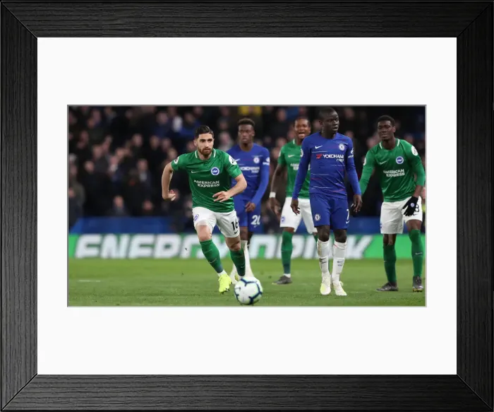 Framed Print : Premier League Showdown: Chelsea vs. Brighton and Hove Albion at Stamford Bridge (03APR19) Framed Print : Premier League Showdown: Chelsea vs. Brighton and Hove Albion at Stamford Bridge (03APR19)
