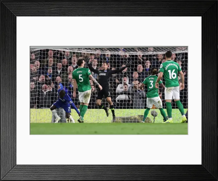 Framed Print : Premier League Showdown: Chelsea vs. Brighton and Hove Albion at Stamford Bridge (03APR19) Framed Print : Premier League Showdown: Chelsea vs. Brighton and Hove Albion at Stamford Bridge (03APR19)
