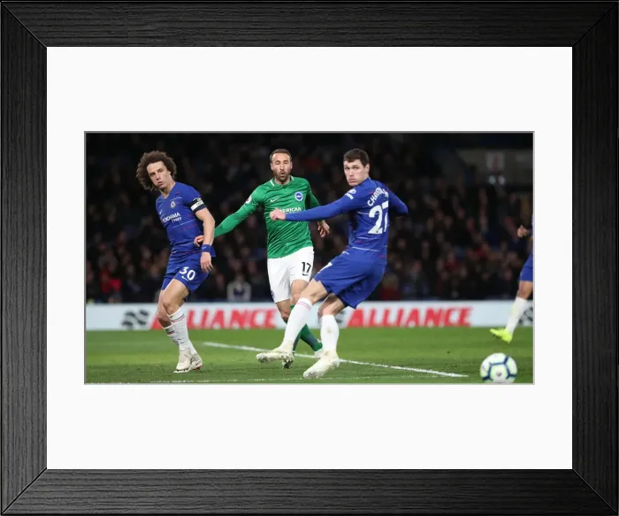 Framed Print : Premier League Showdown: Chelsea vs. Brighton and Hove Albion at Stamford Bridge (03APR19) Framed Print : Premier League Showdown: Chelsea vs. Brighton and Hove Albion at Stamford Bridge (03APR19)