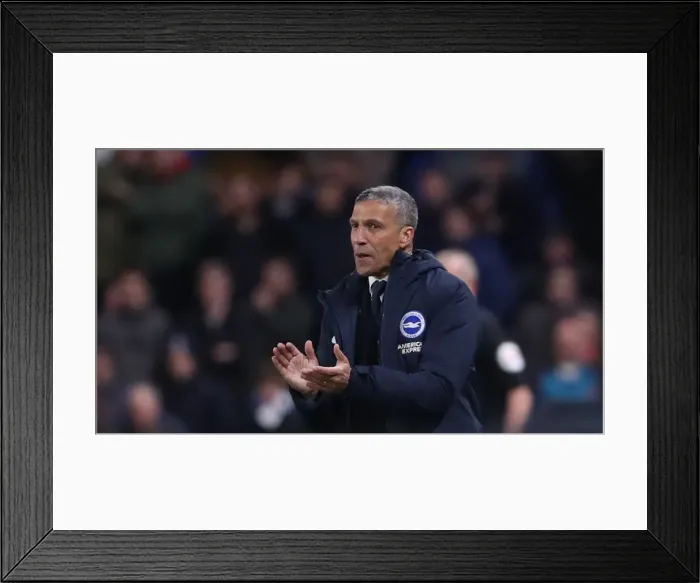 Framed Print : Battle at Stamford Bridge: Chelsea vs. Brighton and Hove Albion (03APR19) - Premier League Clash