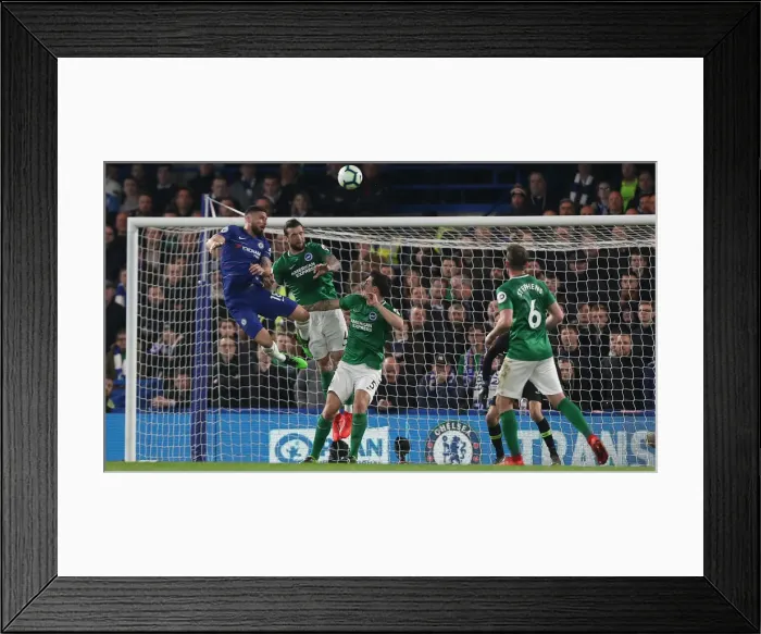 Framed Print : Premier League Showdown: Chelsea vs. Brighton and Hove Albion at Stamford Bridge (03APR19) Framed Print : Premier League Showdown: Chelsea vs. Brighton and Hove Albion at Stamford Bridge (03APR19)