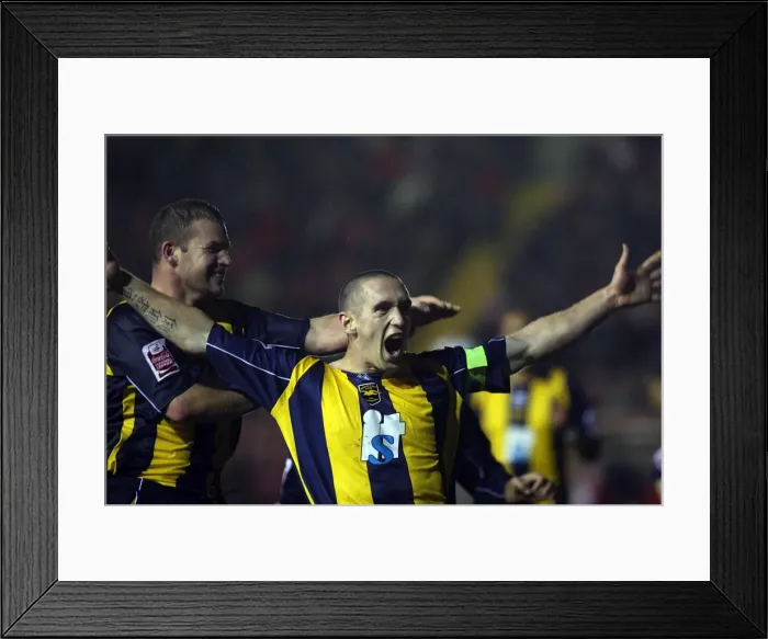 Framed Print : Brighton & Hove Albion: 2009-10 Away Game at Exeter City Framed Print : Brighton & Hove Albion: 2009-10 Away Game at Exeter City