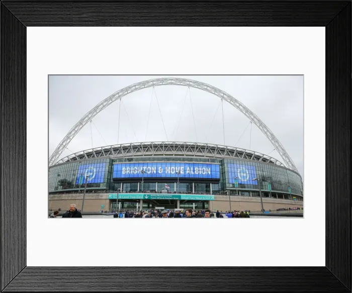 Framed Print : Emirates FA Cup Semi-Final: Manchester City vs. Brighton & Hove Albion Showdown at Wembley Stadium (06.04.19) Framed Print : Emirates FA Cup Semi-Final: Manchester City vs. Brighton & Hove Albion Showdown at Wembley Stadium (06.04.19)