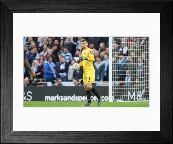 Framed Print : Manchester City vs. Brighton and Hove Albion: FA Cup Semi-Final Battle at Wembley Stadium (06APR19) Framed Print : Manchester City vs. Brighton and Hove Albion: FA Cup Semi-Final Battle at Wembley Stadium (06APR19)