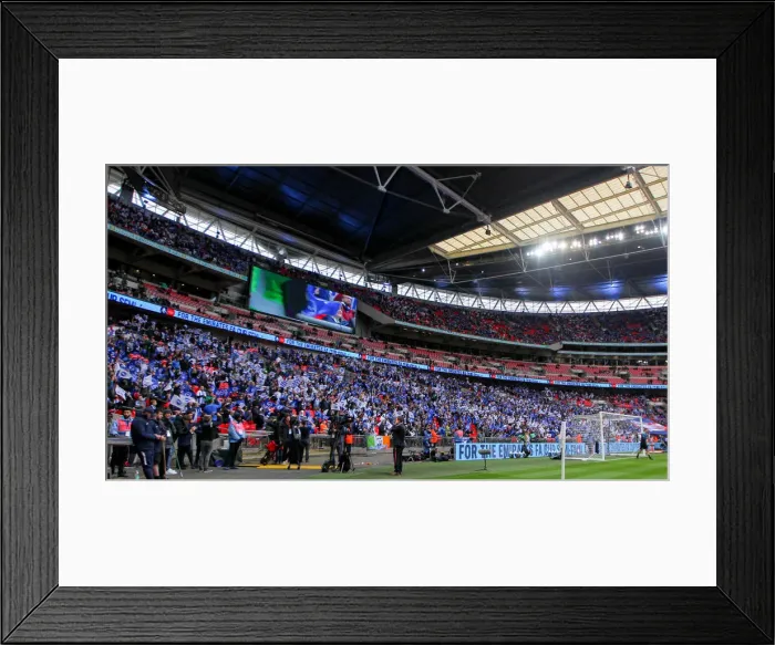 Framed Print : FA Cup Semi-Final Showdown: Manchester City vs. Brighton & Hove Albion at Wembley Stadium (06APR19) Framed Print : FA Cup Semi-Final Showdown: Manchester City vs. Brighton & Hove Albion at Wembley Stadium (06APR19)
