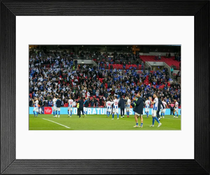 Framed Print : Emirates FA Cup Semi-Final: Manchester City vs. Brighton & Hove Albion Showdown at Wembley Stadium (06.04.19) Framed Print : Emirates FA Cup Semi-Final: Manchester City vs. Brighton & Hove Albion Showdown at Wembley Stadium (06.04.19)