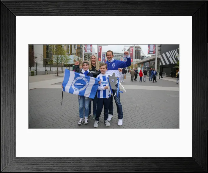 Framed Print : Manchester City vs. Brighton and Hove Albion: FA Cup Semi-Final Battle at Wembley Stadium (06APR19) Framed Print : Manchester City vs. Brighton and Hove Albion: FA Cup Semi-Final Battle at Wembley Stadium (06APR19)