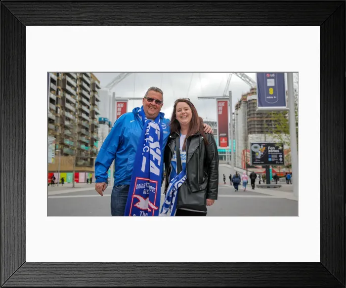 Framed Print : Emirates FA Cup Semi-Final: Manchester City vs. Brighton & Hove Albion Showdown at Wembley Stadium (06.04.19) Framed Print : Emirates FA Cup Semi-Final: Manchester City vs. Brighton & Hove Albion Showdown at Wembley Stadium (06.04.19)