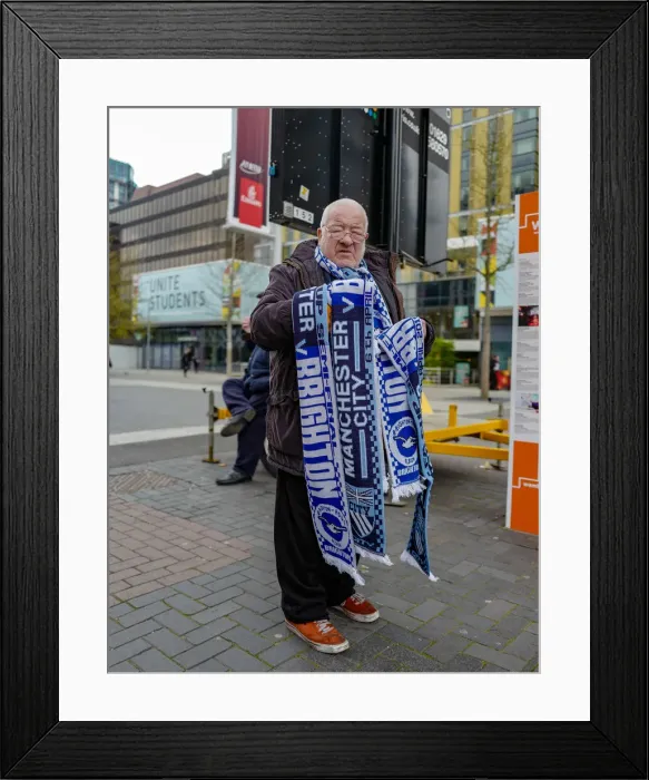 Framed Print : Manchester City vs. Brighton and Hove Albion: FA Cup Semi-Final Showdown at Wembley Stadium (06APR19) Framed Print : Manchester City vs. Brighton and Hove Albion: FA Cup Semi-Final Showdown at Wembley Stadium (06APR19)