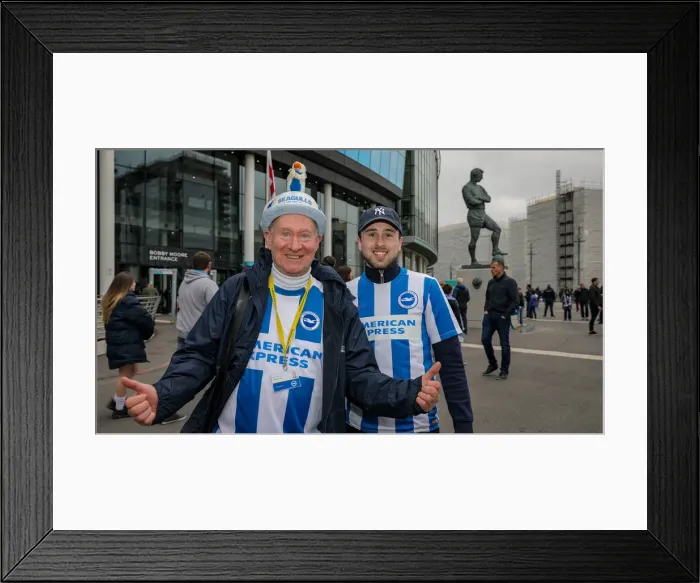 Framed Print : Emirates FA Cup Semi-Final: Manchester City vs. Brighton & Hove Albion Showdown at Wembley Stadium (06.04.19) Framed Print : Emirates FA Cup Semi-Final: Manchester City vs. Brighton & Hove Albion Showdown at Wembley Stadium (06.04.19)