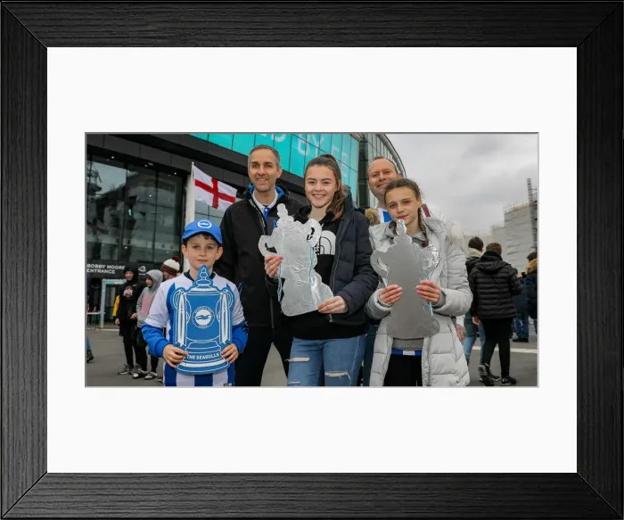 Framed Print : Emirates FA Cup Semi-Final: Manchester City vs. Brighton & Hove Albion Showdown at Wembley Stadium (06.04.19) Framed Print : Emirates FA Cup Semi-Final: Manchester City vs. Brighton & Hove Albion Showdown at Wembley Stadium (06.04.19)