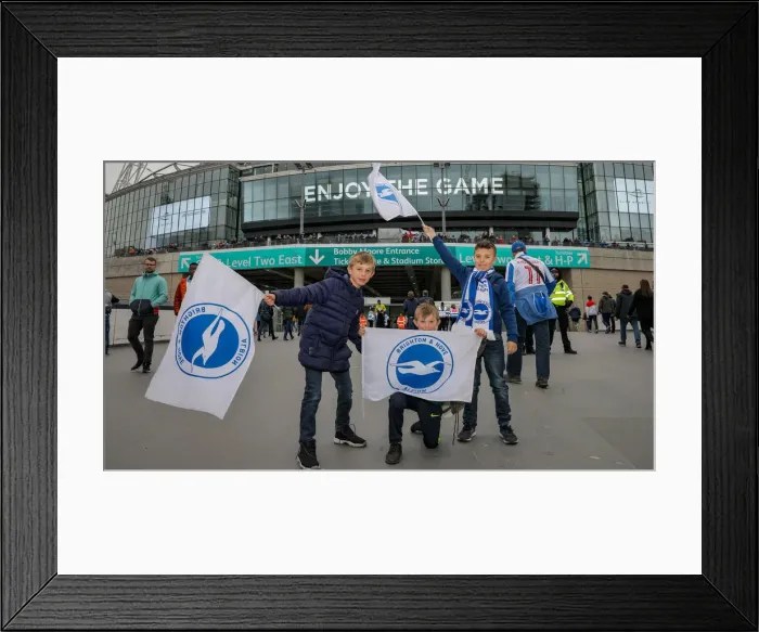 Framed Print : Emirates FA Cup Semi-Final: Manchester City vs. Brighton & Hove Albion Showdown at Wembley Stadium (06.04.19) Framed Print : Emirates FA Cup Semi-Final: Manchester City vs. Brighton & Hove Albion Showdown at Wembley Stadium (06.04.19)