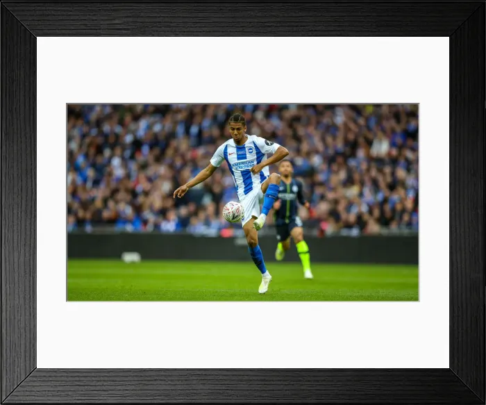 Framed Print : Manchester City vs. Brighton and Hove Albion: FA Cup Semi-Final Battle at Wembley Stadium (06APR19) Framed Print : Manchester City vs. Brighton and Hove Albion: FA Cup Semi-Final Battle at Wembley Stadium (06APR19)