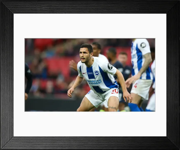 Framed Print : Manchester City vs. Brighton and Hove Albion: Emirates FA Cup Semi-Final Battle at Wembley Stadium (06APR19) Framed Print : Manchester City vs. Brighton and Hove Albion: Emirates FA Cup Semi-Final Battle at Wembley Stadium (06APR19)