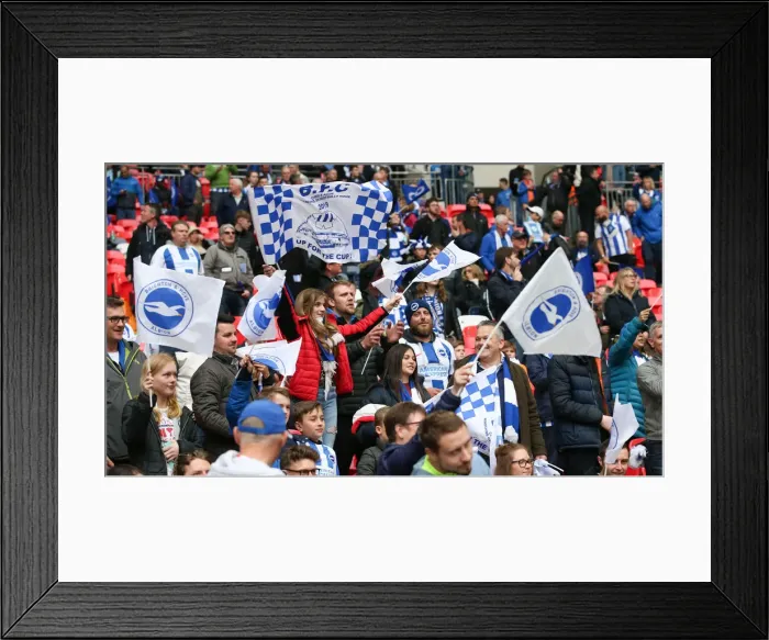 Framed Print : Emirates FA Cup Semi-Final: Manchester City vs. Brighton & Hove Albion Showdown at Wembley Stadium (06.04.19) Framed Print : Emirates FA Cup Semi-Final: Manchester City vs. Brighton & Hove Albion Showdown at Wembley Stadium (06.04.19)