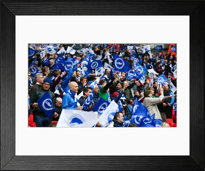 Framed Print : Emirates FA Cup Semi-Final: Manchester City vs. Brighton & Hove Albion at Wembley Stadium (06.04.19) Framed Print : Emirates FA Cup Semi-Final: Manchester City vs. Brighton & Hove Albion at Wembley Stadium (06.04.19)