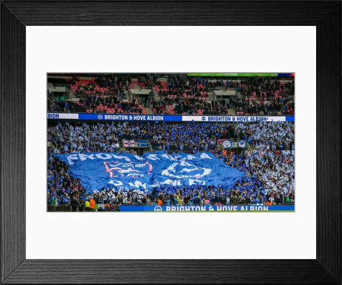 Framed Print : Emirates FA Cup Semi-Final: Manchester City vs. Brighton & Hove Albion Showdown at Wembley Stadium (06.04.19) Framed Print : Emirates FA Cup Semi-Final: Manchester City vs. Brighton & Hove Albion Showdown at Wembley Stadium (06.04.19)