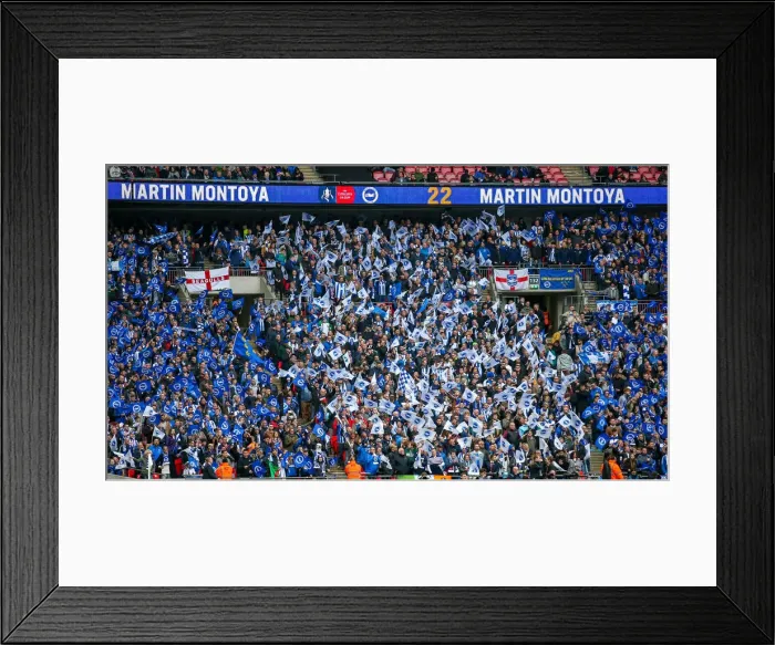 Framed Print : Emirates FA Cup Semi-Final: Manchester City vs. Brighton & Hove Albion Showdown at Wembley Stadium (06.04.19) Framed Print : Emirates FA Cup Semi-Final: Manchester City vs. Brighton & Hove Albion Showdown at Wembley Stadium (06.04.19)