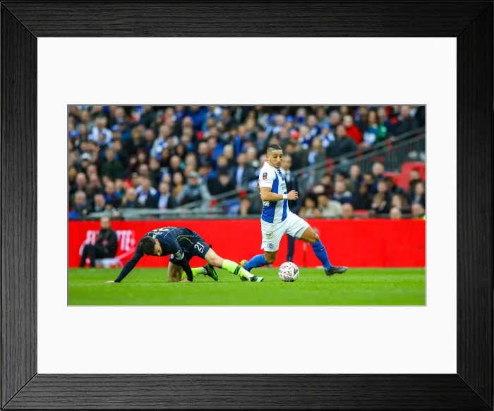 Framed Print : Manchester City vs. Brighton and Hove Albion: Emirates FA Cup Semi-Final Battle at Wembley Stadium (06.04.19) Framed Print : Manchester City vs. Brighton and Hove Albion: Emirates FA Cup Semi-Final Battle at Wembley Stadium (06.04.19)