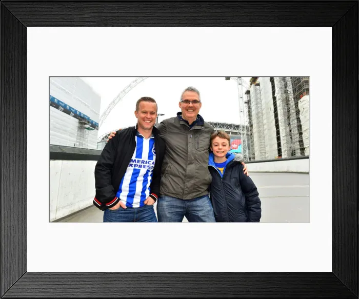 Framed Print : Manchester City vs. Brighton and Hove Albion: Emirates FA Cup Semi-Final Battle at Wembley Stadium (06APR19) Framed Print : Manchester City vs. Brighton and Hove Albion: Emirates FA Cup Semi-Final Battle at Wembley Stadium (06APR19)