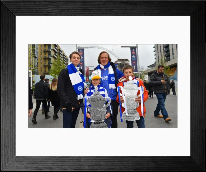 Framed Print : Emirates FA Cup Semi-Final: Manchester City vs. Brighton & Hove Albion Showdown at Wembley Stadium (06.04.19) Framed Print : Emirates FA Cup Semi-Final: Manchester City vs. Brighton & Hove Albion Showdown at Wembley Stadium (06.04.19)