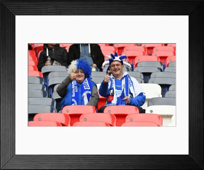 Framed Print : Emirates FA Cup Semi-Final: Manchester City vs. Brighton & Hove Albion Showdown at Wembley Stadium (06.04.19) Framed Print : Emirates FA Cup Semi-Final: Manchester City vs. Brighton & Hove Albion Showdown at Wembley Stadium (06.04.19)