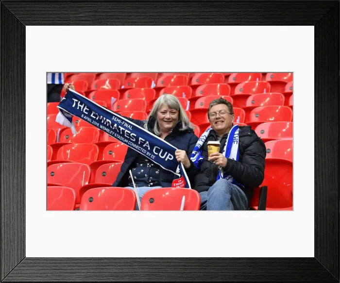 Framed Print : Manchester City vs. Brighton and Hove Albion: Emirates FA Cup Semi-Final Showdown at Wembley Stadium (06APR19) Framed Print : Manchester City vs. Brighton and Hove Albion: Emirates FA Cup Semi-Final Showdown at Wembley Stadium (06APR19)