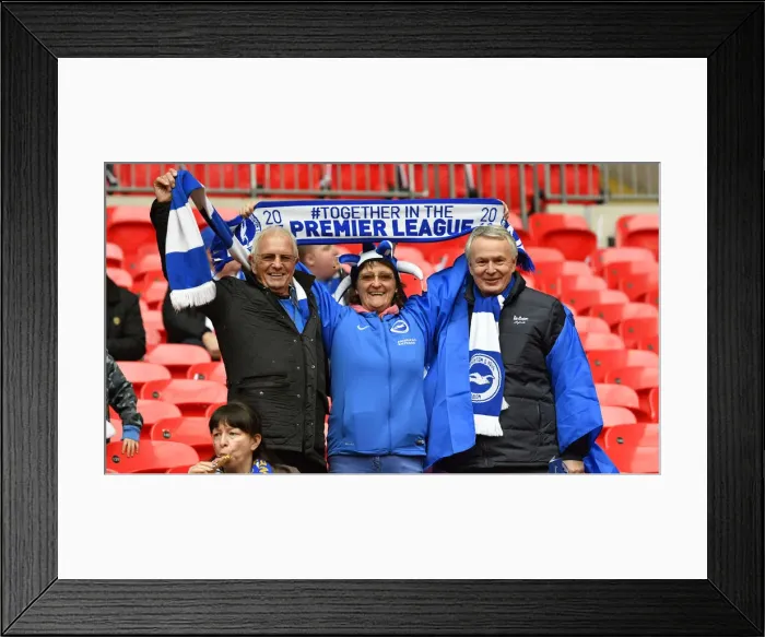 Framed Print : Emirates FA Cup Semi-Final: Manchester City vs. Brighton & Hove Albion Showdown at Wembley Stadium (06.04.19) Framed Print : Emirates FA Cup Semi-Final: Manchester City vs. Brighton & Hove Albion Showdown at Wembley Stadium (06.04.19)