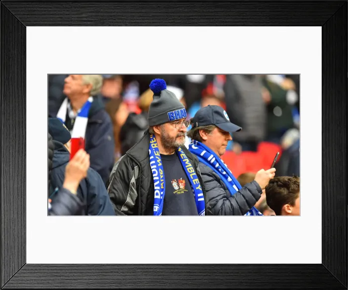 Framed Print : Emirates FA Cup Semi-Final: Manchester City vs. Brighton & Hove Albion Showdown at Wembley Stadium (06.04.19) Framed Print : Emirates FA Cup Semi-Final: Manchester City vs. Brighton & Hove Albion Showdown at Wembley Stadium (06.04.19)