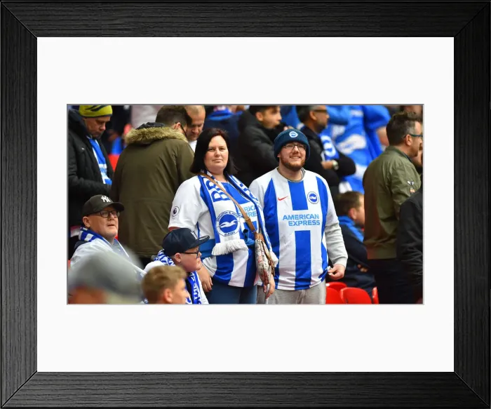 Framed Print : Manchester City vs. Brighton & Hove Albion: Emirates FA Cup Semi-Final Battle at Wembley Stadium (06APR19) Framed Print : Manchester City vs. Brighton & Hove Albion: Emirates FA Cup Semi-Final Battle at Wembley Stadium (06APR19)