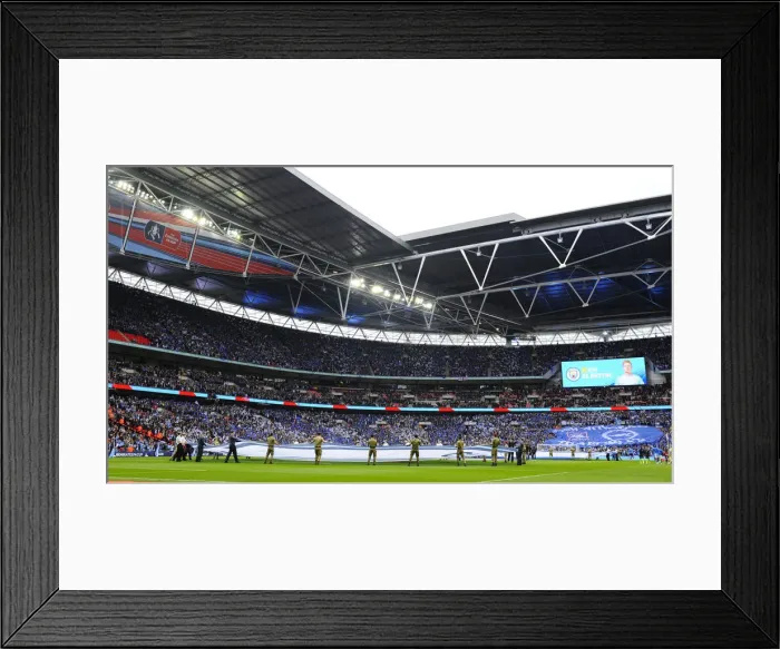 Framed Print : Emirates FA Cup Semi-Final: Manchester City vs. Brighton & Hove Albion at Wembley Stadium (06.04.19) Framed Print : Emirates FA Cup Semi-Final: Manchester City vs. Brighton & Hove Albion at Wembley Stadium (06.04.19)