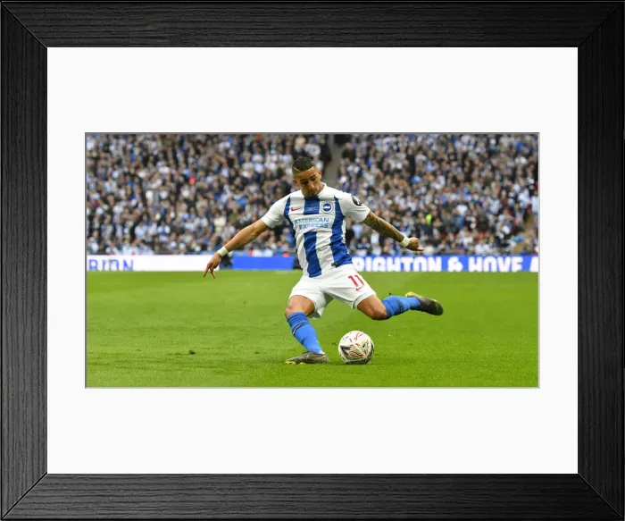 Framed Print : FA Cup Semi-Final Showdown: Manchester City vs. Brighton & Hove Albion at Wembley Stadium (06APR19) Framed Print : FA Cup Semi-Final Showdown: Manchester City vs. Brighton & Hove Albion at Wembley Stadium (06APR19)