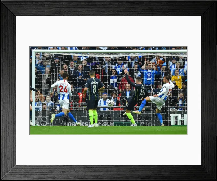 Framed Print : Manchester City vs. Brighton and Hove Albion: FA Cup Semi-Final Battle at Wembley Stadium (06APR19) Framed Print : Manchester City vs. Brighton and Hove Albion: FA Cup Semi-Final Battle at Wembley Stadium (06APR19)