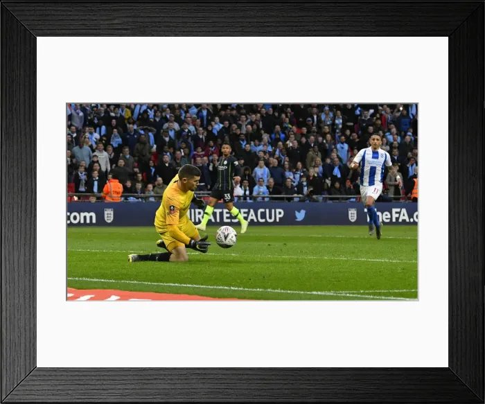 Framed Print : Emirates FA Cup Semi-Final: Manchester City vs. Brighton & Hove Albion Showdown at Wembley Stadium (06.04.19) Framed Print : Emirates FA Cup Semi-Final: Manchester City vs. Brighton & Hove Albion Showdown at Wembley Stadium (06.04.19)