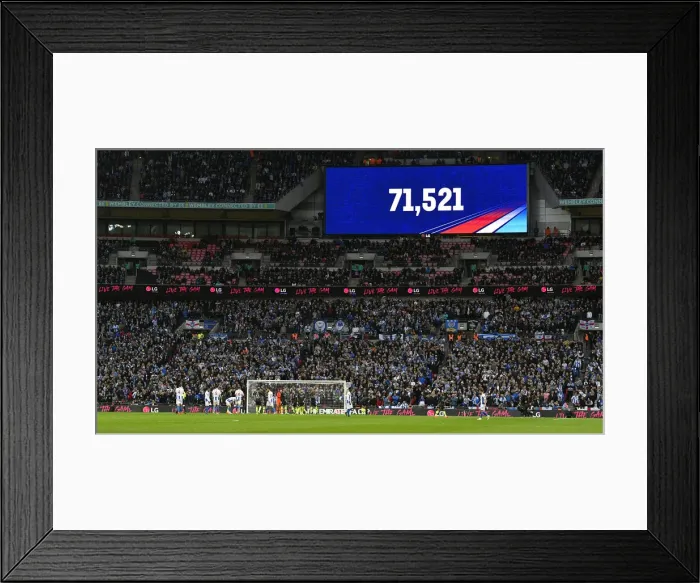 Framed Print : Emirates FA Cup Semi-Final: Manchester City vs. Brighton & Hove Albion Showdown at Wembley Stadium (06.04.19) Framed Print : Emirates FA Cup Semi-Final: Manchester City vs. Brighton & Hove Albion Showdown at Wembley Stadium (06.04.19)
