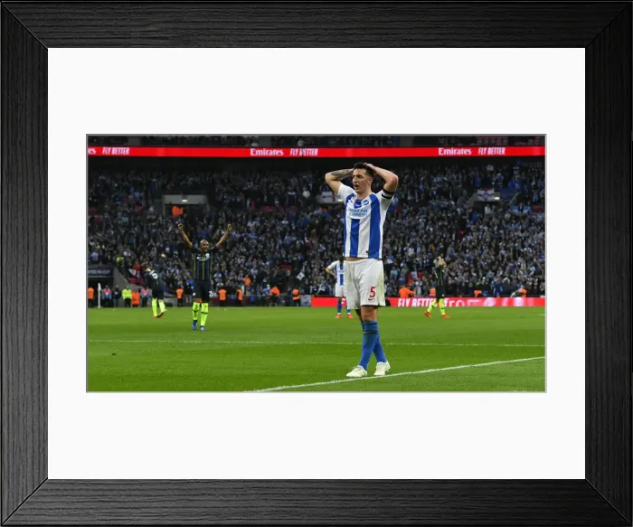 Framed Print : Emirates FA Cup Semi-Final: Manchester City vs. Brighton & Hove Albion Showdown at Wembley Stadium (06.04.19) Framed Print : Emirates FA Cup Semi-Final: Manchester City vs. Brighton & Hove Albion Showdown at Wembley Stadium (06.04.19)