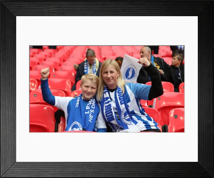 Framed Print : Manchester City vs. Brighton and Hove Albion: Emirates FA Cup Semi-Final Showdown at Wembley Stadium (06APR19) Framed Print : Manchester City vs. Brighton and Hove Albion: Emirates FA Cup Semi-Final Showdown at Wembley Stadium (06APR19)