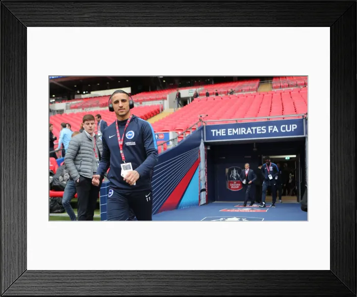 Framed Print : Manchester City vs. Brighton and Hove Albion: FA Cup Semi-Final Battle at Wembley Stadium (06APR19) Framed Print : Manchester City vs. Brighton and Hove Albion: FA Cup Semi-Final Battle at Wembley Stadium (06APR19)