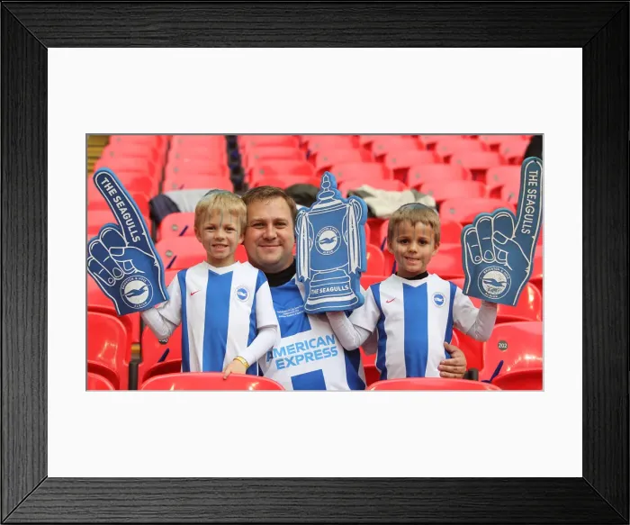 Framed Print : Manchester City vs. Brighton and Hove Albion: Emirates FA Cup Semi-Final Showdown at Wembley Stadium (06APR19) Framed Print : Manchester City vs. Brighton and Hove Albion: Emirates FA Cup Semi-Final Showdown at Wembley Stadium (06APR19)