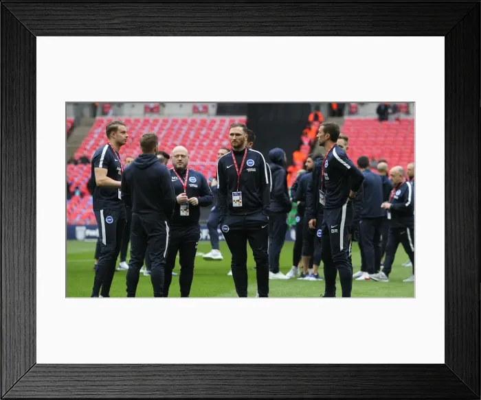 Framed Print : Manchester City vs. Brighton and Hove Albion: Emirates FA Cup Semi-Final Battle at Wembley Stadium (06APR19) Framed Print : Manchester City vs. Brighton and Hove Albion: Emirates FA Cup Semi-Final Battle at Wembley Stadium (06APR19)